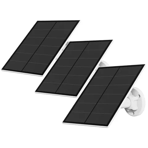 Adjustable Wall Mount Solar Panel for Rechargeable Cameras