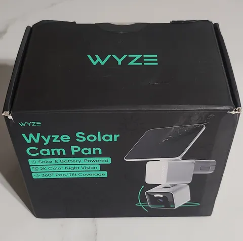 Wyze Solar Cam Pan 2K Color Night Vision 360 Pan/Tilt Wi-Fi Solar/Battery