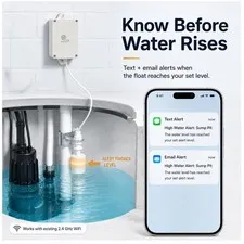 Pool & Aquarium Water Level Alarm, No Subscriptions