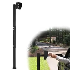 Universal Keypad Mounting Post with Waterproof Cover, Height Adjustable from ...