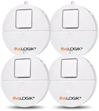 Modern Ultra-Thin Window Alarm with Loud 120dB Sound and Vibration Sensors Co...