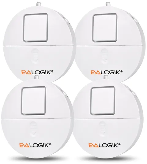 Modern Ultra-Thin Window Alarm with Loud 120dB Sound and Vibration Sensors Co...
