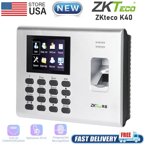 ZKteco K40 Biometric Fingerprint Checking-in Attendance Employee Time Clock