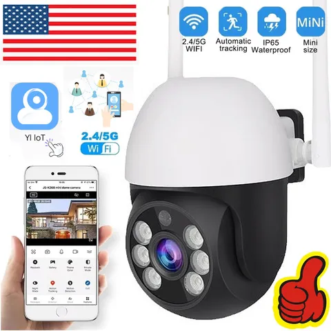 WiFi Outdoor Security Camera Auto Tracking Waterproof Smart Home IP Cam US Stock