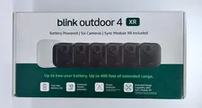 Blink Outdoor 4 XR 6 Camera System with Extended Security Coverage - NEW