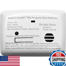Safe T Alert 20 Series Mini Lp Gas Alarm - Propane Alarm - Surface Mount White