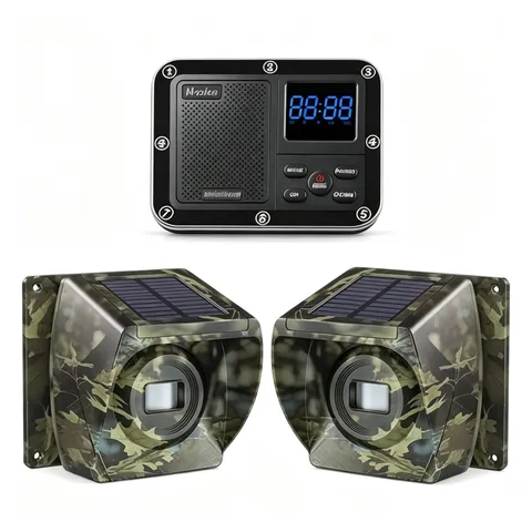 Wuloo 1/2Mile Wireless Motion Infrared Driveway Alarm Sensor Alert System/Patrol