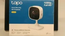 TP-Link Tapo C100 Indoor Security Camera White Motion Detection For Baby Monitor
