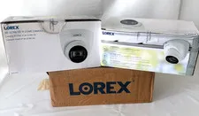 Lorex 4K Ultra HD Security IP Dome Camera IR, Audio, And Night Vision E841CD-E