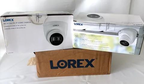 Lorex 4K Ultra HD Security IP Dome Camera IR, Audio, And Night Vision E841CD-E