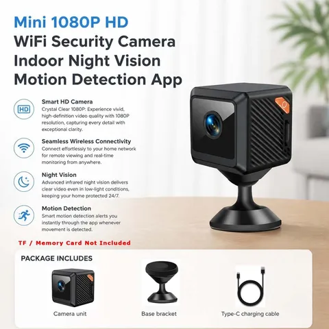 Wireless IP Camera 600mAh Battery Life Smart Home Security System Remote Access