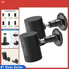 Camera Wall Mount 2 Pack 360 Degree Rotatable ABS Indoor Outdoor Security