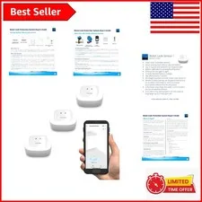 3-Pack Water Leak Sensor with LoRa Technology - 1/4 Mile Range & Notifications