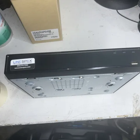 Line Spex HDNVR04PE4SM UHD Video Recorder 48VDC 1.25A || FAST SHIPPED