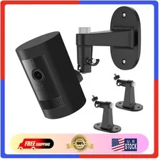 2 Pack Adjustable Wall Mount for Ring Stick Up Cam and Outdoor Camera Black