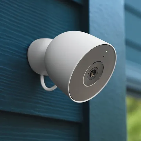 Google Nest Cam Outdoor 2nd Gen Wired Security Camera (GA10919-US) | Snow