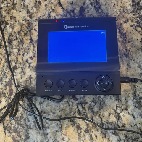 Bunker Hill Security Color Security Monitor Model 60565 With Adapter