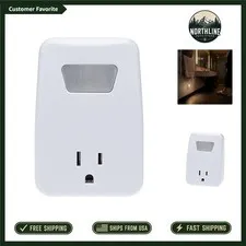 Versatile Plug-in Motion Sensor Light Control - Perfect for All Bulbs and Spaces