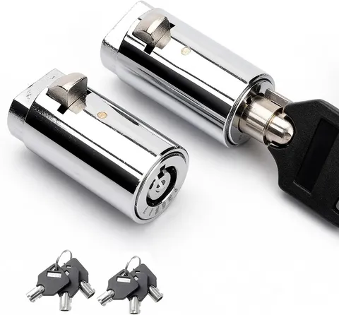 2 Pack Vending Machine Locks Keyed Alike with 6 Keys, High Security Tubular 