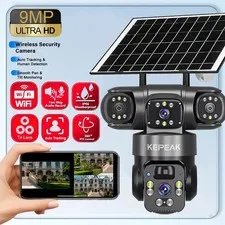 Solar Powered Camera WiFi Wireless Outdoor Security Night Vision Surveillance US