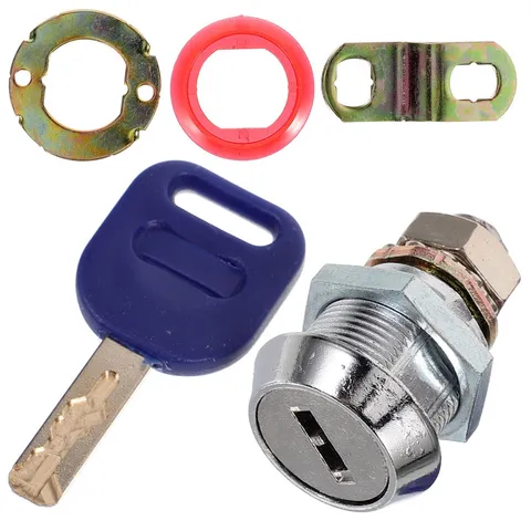 1Set Heavy Duty Cabinet Lock Assorted Colors Keyed Lock for Drawer and Cupboard