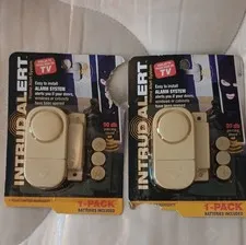 IntrudAlert Home Alarm System Anti-Theft 90dB Batteries Included On/Off