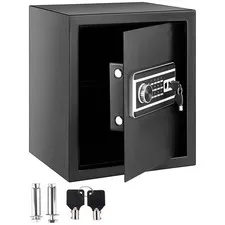 Biometric Safe Box Fingerprint 1.7 Cu Feet Security Home Office Hotel Gun
