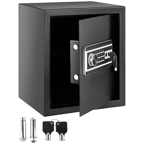 Biometric Safe Box Fingerprint 1.7 Cu Feet Security Home Office Hotel Gun