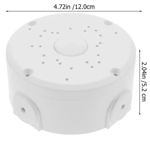 2pcs Waterproof Junction PC Box CCTV Bullet Dome Camera Wall Mount Bracket