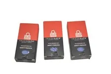 3 Piece Tradesafe Safety Padlock Keyed Different KD Blue Steel Lockout Tagout