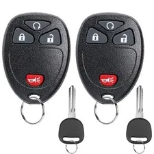 Npauto Key Fob Ignition Key Replacement For Chevy Silverado Equinox Traverse