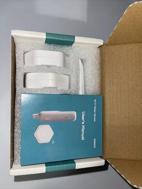 Water Leak Detectors 4 Pack, WiFi Water Sensor with Mute Gateway Alarm, Leak ...
