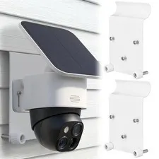 Novabright 2 Pack Vinyl Siding Mount White No Drill Camera Mount Weatherproof...