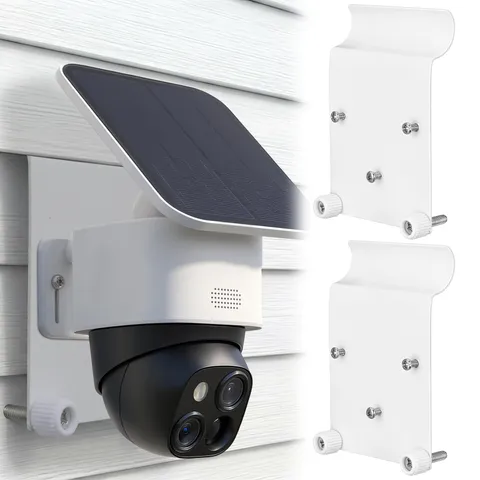 Novabright 2 Pack Vinyl Siding Mount White No Drill Camera Mount Weatherproof...