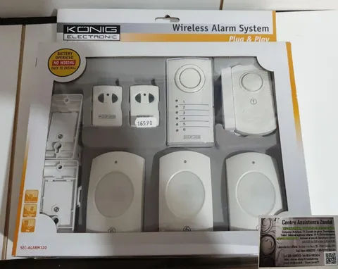 KONIG ELECTRONIC SEC-ALARM120 WIRELESS ALARM SYSTEM