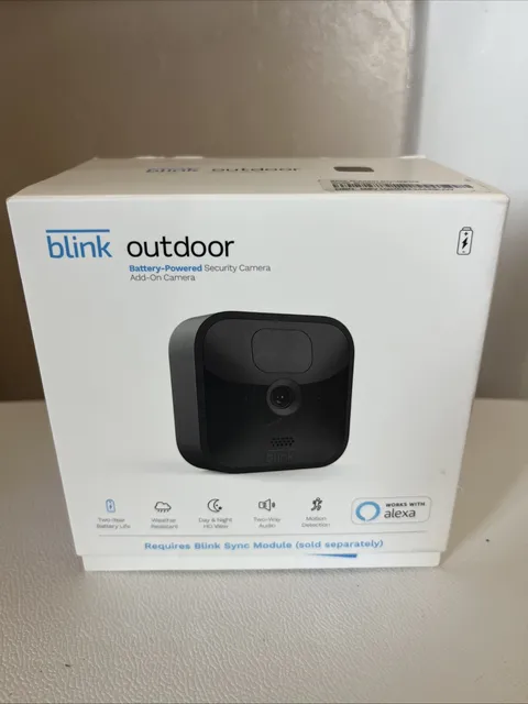 BLINK OUTDOOR WIRELESS HOME SECURITY ADD-ON CAMERA (3rd Gen) *NEW in RETAIL BOX*