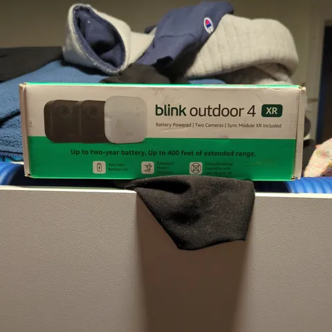 Blink Outdoor 4 XR Two Camera System w/Sync Module New Factory 2 Camera
