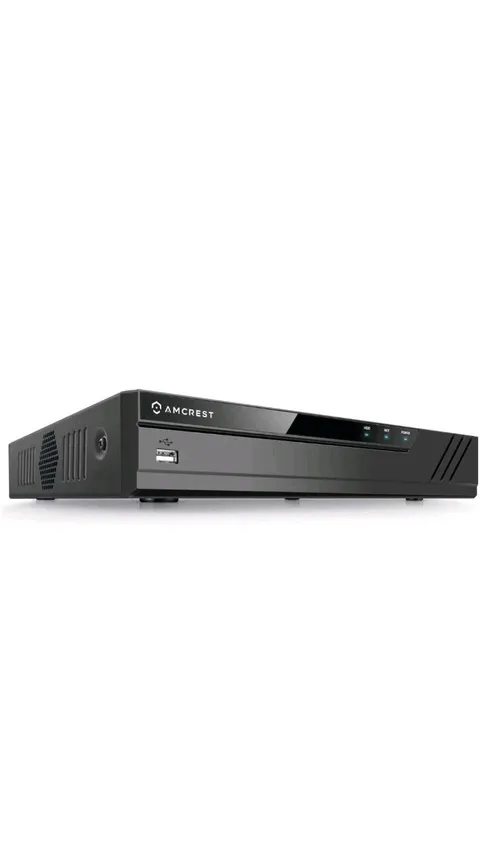 Amcrest NV4108E-HS 4K 8CH POE NVR Home Security Camera System NoHDD 