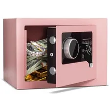 Digital Electronic Money Safe, Steel Security Lock Box with Keypad, Office Hotel