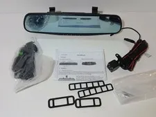 Car DVR Rear view Mirror Video Recorder 4.3" inch Car Camera Dual lens Cam night