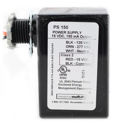 SENSOR SWITCH PS-150 NLIGHT 150W POWER SUPPLY PACK, 120/277V IN, 15VDC OUT
