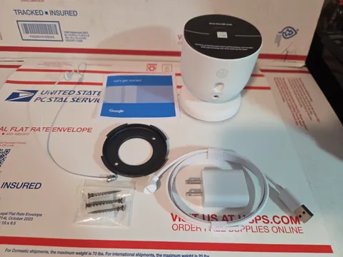 Google Nest Cam G3AL9 Wireless Battery 1080p IP Camera Night Vision Audio White 
