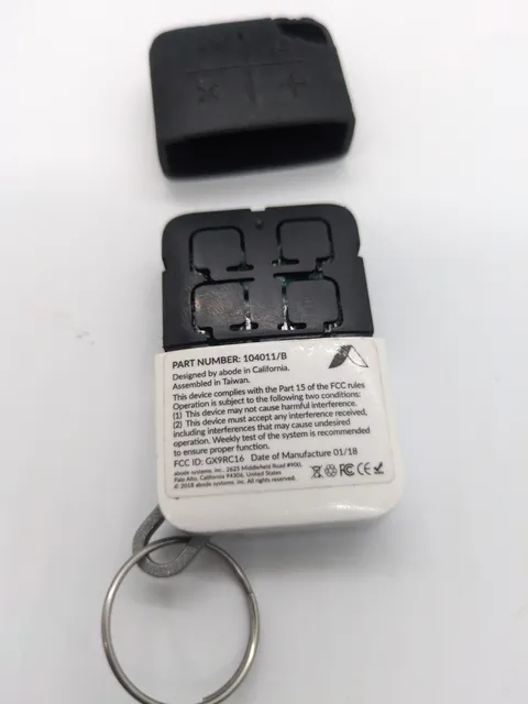 Abode Home Security System Key Fob 104011. Used. Free Shipping. PLEASE READ