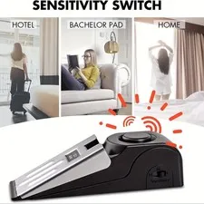 Upgraded Adaptable Economical Maneuverable 3PCS Dual Function Door Stopper Alarm