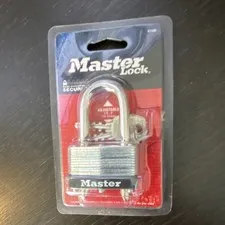 Master Lock 510D High Security Padlock Silver Adjustable Shackle Steel Body