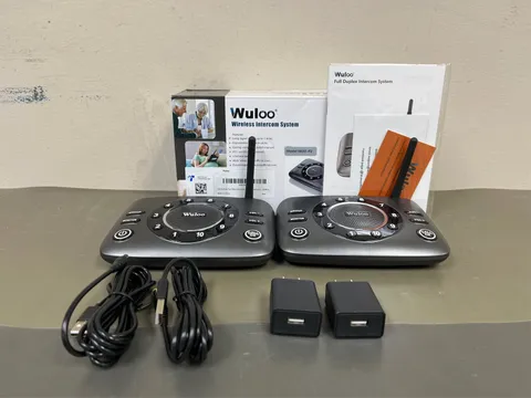 Hands-Free Intercoms Wireless for Home Business, Wuloo Upgrade Two Way Audio I 1