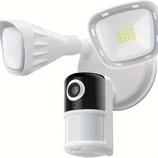2K Floodlight Camera Outdoor 2600lm,2.4G WiFi, Motion Sensor, color Night Vision