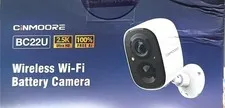 Cinmoore BC22U Wireless Wi-Fi Battery Camera 2.5K Ultra HD IP/Network - White