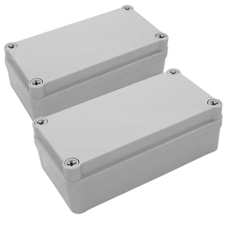 LeMotech Junction Box IP67 Waterproof Dustproof ABS 6.3" x 3.1" x 2.2" (2pc)