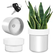 Flower Pot Money Storage Box 2 Layer Lockable Hidden Surprise Secret Safe Box Pi